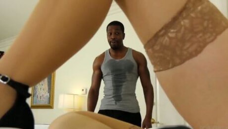 Jamie Foster is a black cock slayer and she is one flirty mature lady