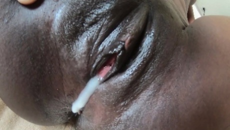 Ebony African Creampie compilation