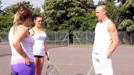 Hot Mom Jess Tricked To Fuck By Sons Best Friend After Tennis Match